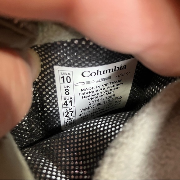 Columbia snow trot mid snow boots insulated puffer boots size 10 - Picture 8 of 8